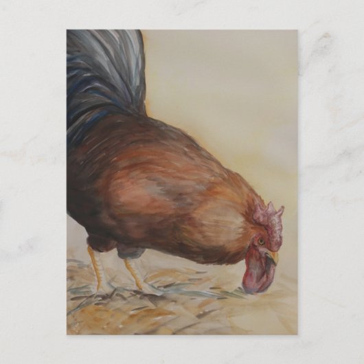 Carte postale Rooster Art (Devant)