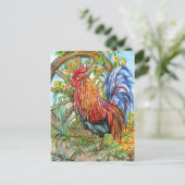 Carte Postale Rooster par Wheel Garden (Debout devant)
