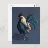 Carte Postale Rooster Pastel (Devant / Derrière)
