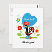 Carte Postale Rooster portugais (Devant / Derrière)