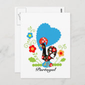 Carte Postale Rooster portugais (Devant / Derrière)