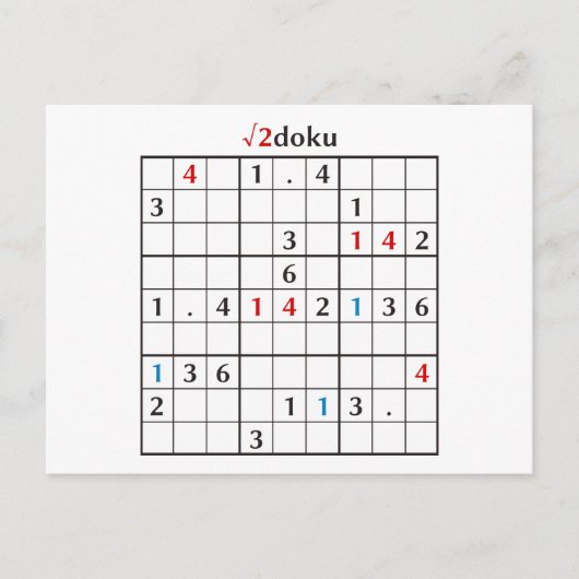 Carte Postale root2doku (Devant)