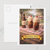 Carte Postale Root Beer Float (American Food Series) (Devant / Derrière)