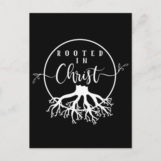 Carte Postale Rooted in Christ (Devant)