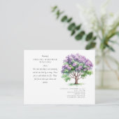 Carte Postale Roots profonds Arbre rose Célébration de la vie (Debout devant)