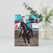 Carte Postale Roper sur un Pinto (Debout devant)