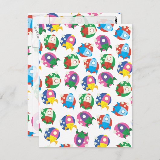 Carte Postale Roquettes (Devant / Derrière)