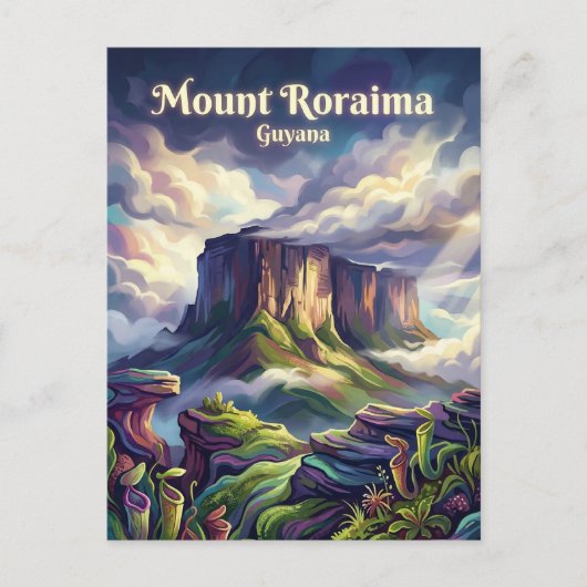 Carte Postale Roraima Guyana (Devant)