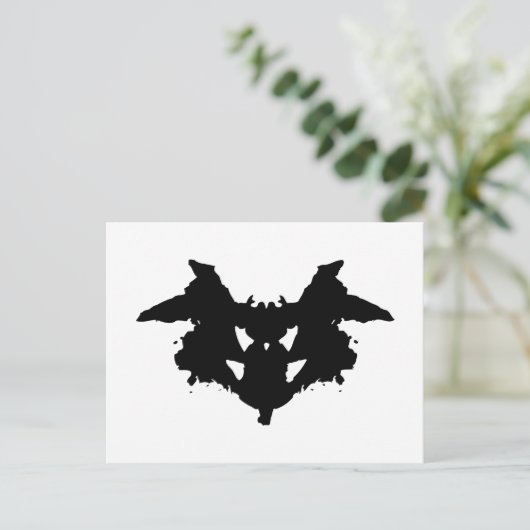 Carte Postale Rorschach Inkblot (Debout devant)