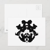 Carte Postale Rorschach inkblot4 (Devant / Derrière)