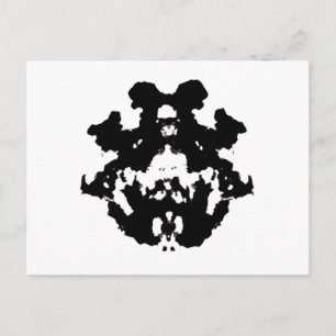 Carte Postale Rorschach inkblot4