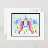 Carte Postale Rorschach Inkblot 10.0 (Devant / Derrière)