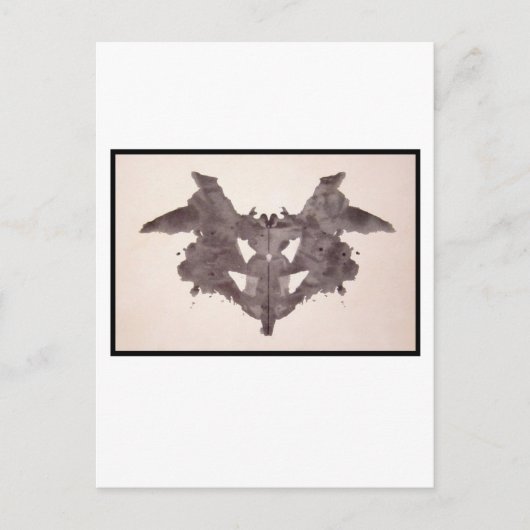 Carte Postale Rorschach Inkblot 1.0 (Devant)