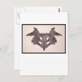 Carte Postale Rorschach Inkblot 1.0 (Devant / Derrière)