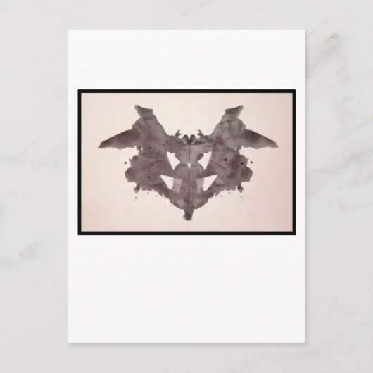 Carte Postale Rorschach Inkblot 1.0 (Devant)