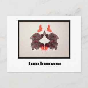 Carte Postale Rorschach Inkblot 2