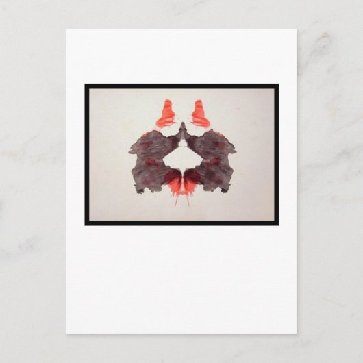 Carte Postale Rorschach Inkblot 2.0 (Devant)