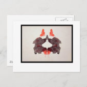 Carte Postale Rorschach Inkblot 2.0 (Devant / Derrière)