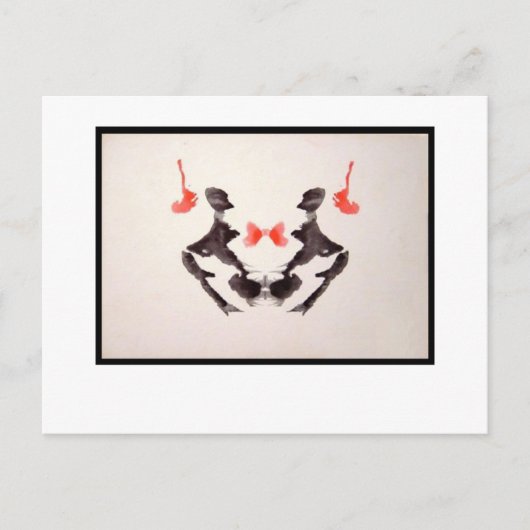 Carte Postale Rorschach Inkblot 3.0 (Devant)