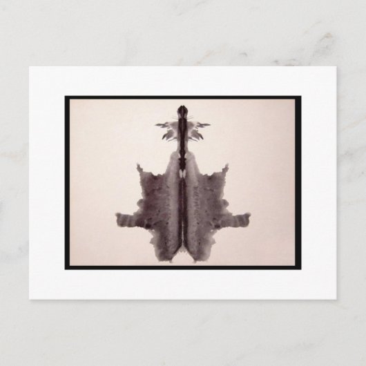 Carte Postale Rorschach Inkblot 6.0 (Devant)