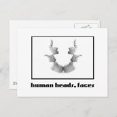 Carte Postale Rorschach Inkblot 7 (Devant / Derrière)
