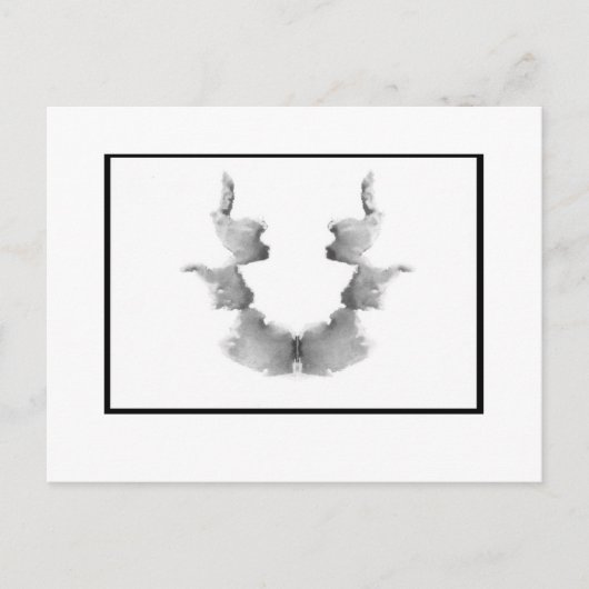 Carte Postale Rorschach Inkblot 7.0 (Devant)