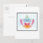 Carte Postale Rorschach Inkblot 8.0 (Devant / Derrière)