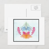 Carte Postale Rorschach Inkblot 8.0 (Devant / Derrière)