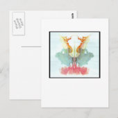 Carte Postale Rorschach Inkblot 9.0 (Devant / Derrière)