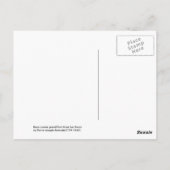 Carte Postale Rosa canina grandiflora (Dos)