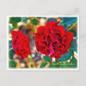 Carte Postale Rosa Hommage a Barbara (Devant)