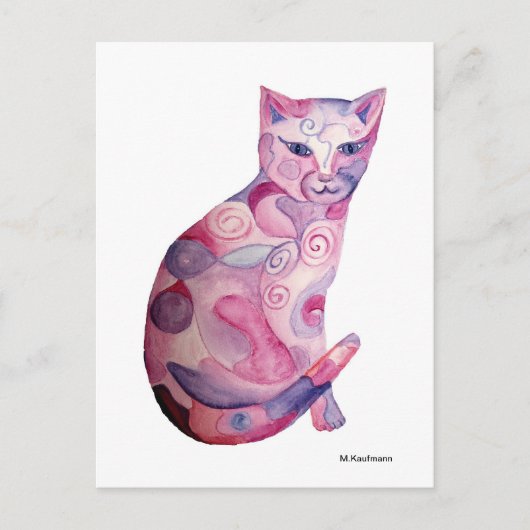 Carte Postale Rosa Katze (Devant)