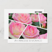 Carte Postale Rosa Princesse de Monaco (Devant / Derrière)