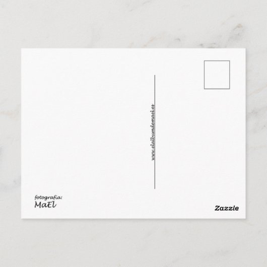 Carte Postale Rosa roja (Dos)