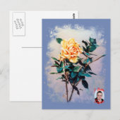 Carte Postale Rosa/Rose (Devant / Derrière)