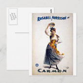 Carte Postale Rosabel Morrison à Carmen (Devant / Derrière)