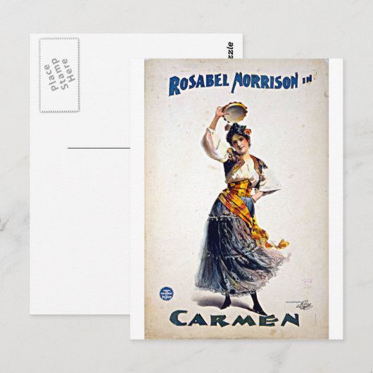 Carte Postale Rosabel Morrison à Carmen (Devant / Derrière)