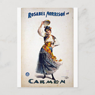 Carte Postale Rosabel Morrison à Carmen