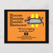 Carte Postale Roscoe's Roadside Roadkill (Devant)