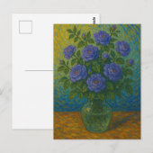 Carte postale rose (Devant / Derrière)