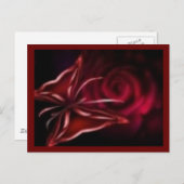 Carte postale rose (Devant / Derrière)