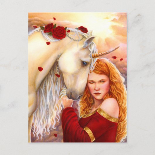 Carte Postale Rose (Devant)