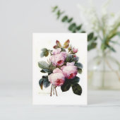 Carte Postale Rose (Debout devant)