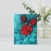 Carte Postale Rose (Debout devant)