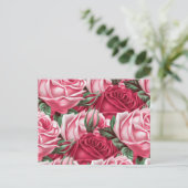 Carte Postale Rose (Debout devant)