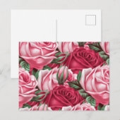 Carte Postale Rose (Devant / Derrière)