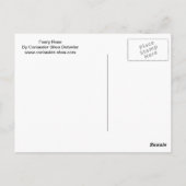 Carte postale Rose (Dos)