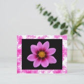 Carte postale rose (Debout devant)