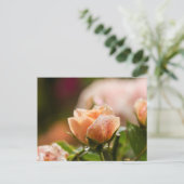 Carte postale rose (Debout devant)