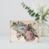 Carte Postale Rose (Debout devant)